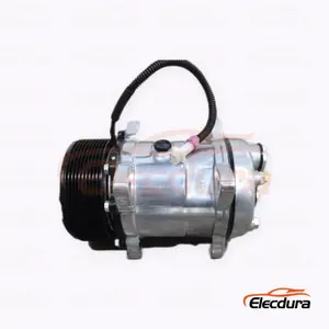 5H14 24V 10PK 123 مم للخدمة الشاقة مكيف الهواء ضاغط لشاحنة Shacman Xuande Wing 6