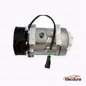 7H15 24V 10PK pro těžk&yacute; provoz A/C Kompresor pro verzi FAW Jiefang JH6 se zadn&iacute;m portem 10PK