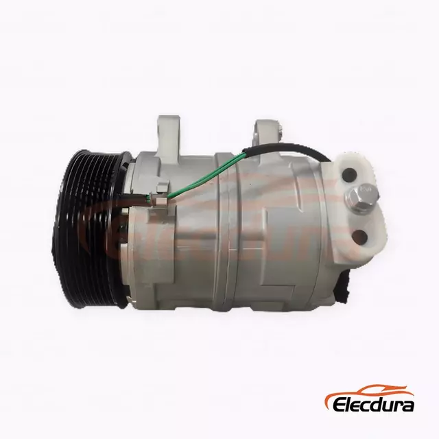6K17C 24V PV8 119 mm left-15-degree flare Compressor A/C resistente para caminh&atilde;o FAW Jiefang JH6