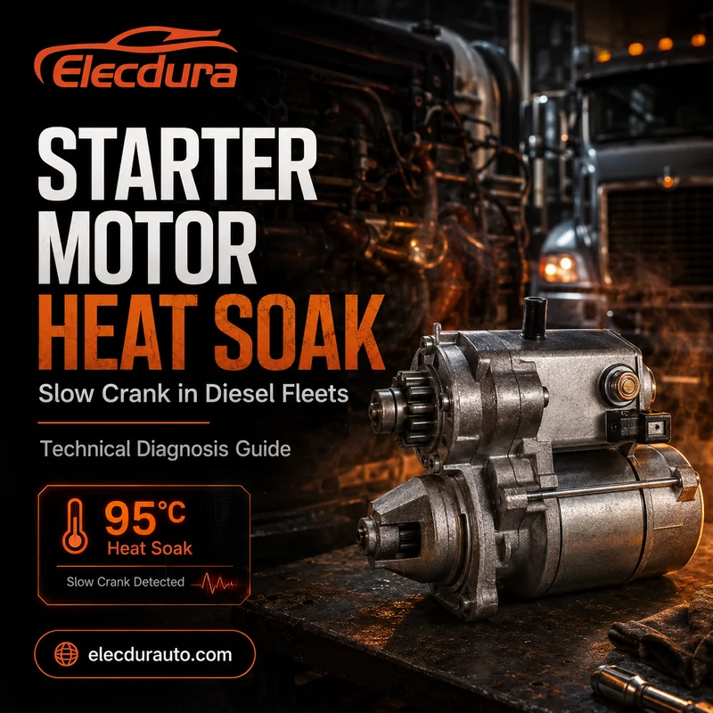Diagnosticarea motorului de pornire Heat-Soak Slow-Crank pentru flotele diesel