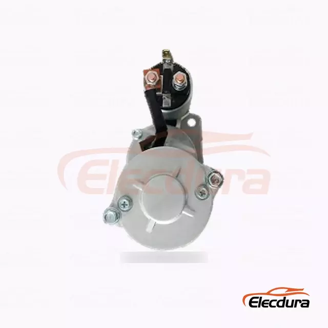 Moteur de d&eacute;marreur CW de type Mitsubishi 12 V 2,2 kW &agrave; 10 dents, vue lat&eacute;rale compl&egrave;te