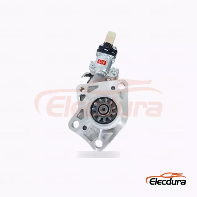Motor de arranque CW tipo Mitsubishi de 12 V, 3,0 kW, 11 dientes, vista lateral completa