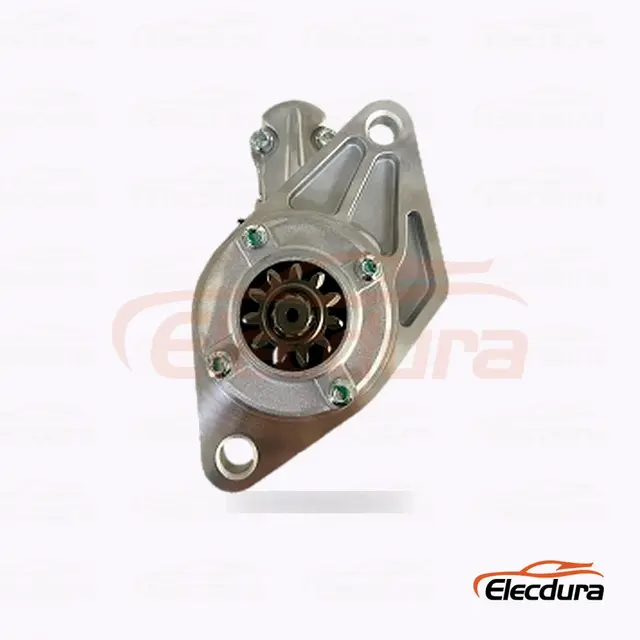 S25-505G 日立型スターターモーター 、 24V 5.0 kW 11 歯、完全側面図