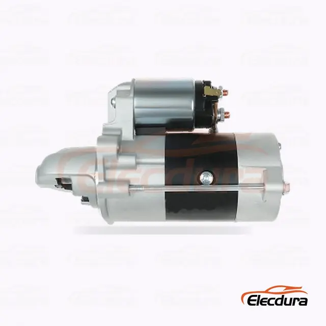 UD19576S Mitsubishi محرك بادئ التشغيل ، 12V 2.00 kW 13 سنًا، عرض الطرف الخلفي