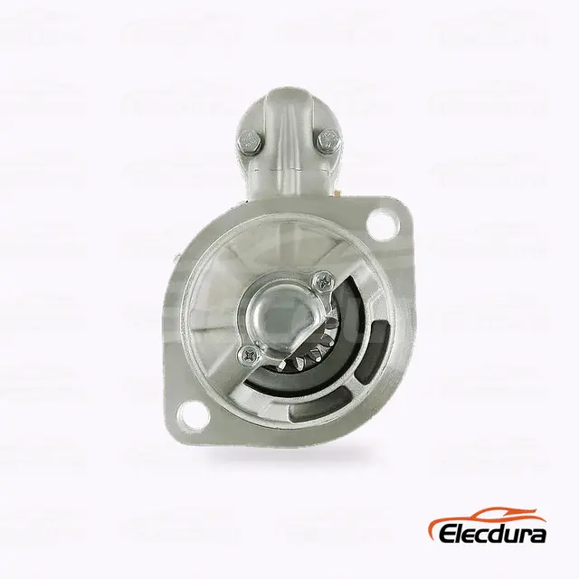 121254-77010 Yanmar 4T95 12V 2.5 kW 15T มอเตอร์สตาร์ท ขายส่ง มุมมองด้านหน้าด้านขับ