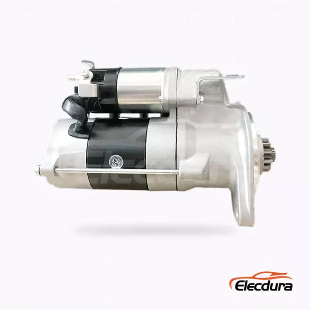 28100-E0080 Hino S05C Startermotor med alternativt hus engros, komplet set fra siden