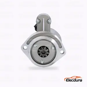30726 Nissan TD25 12V 2,8kW 9T start&eacute;r Velkoobchod, pohled zepředu na pohon