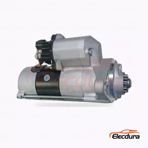 4280005860 Isuzu Marş Motoru, 12V 3.0kW 11 Dişli, Komple Yan G&ouml;r&uuml;n&uuml;m