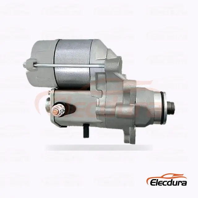 Motor de partida Denso 428000-3490, 12V 1,4kW 10 dentes, vista lateral completa