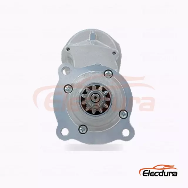 128000-7600 Motor de pornire Volvo TD60 11T V&acirc;nzare cu ridicata, Vedere frontală la capătul de antrenare
