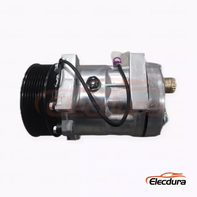 ضاغط مكيف الهواء عالي التحمل 7H15 24V 8PK لإصدار المنفذ الخلفي لمعدات البناء Liebherr