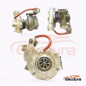 S200G 12709880016 Turbocompressor para Volvo carregadeira de rodas L120E - vista frontal da montagem completa
