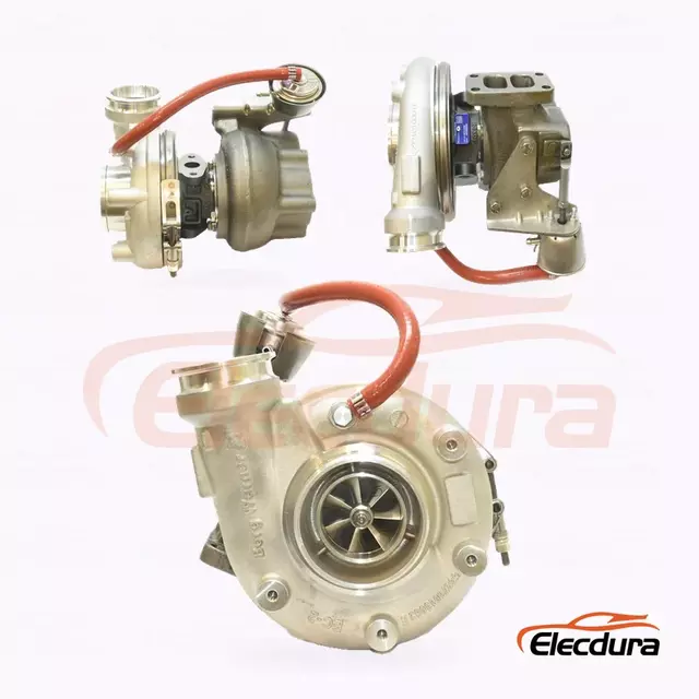 S200G 12709880016 شاحن توربيني للجرافة ذات العجلات فولفو L120E - منظر أمامي للتجميع الكامل