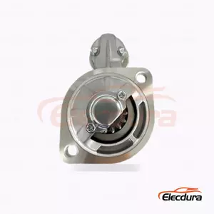 S25166 Hitachi-Startermotor f&uuml;r Yanmar 4TNV84T, 24 V, 4,5 kW, 15 Z&auml;hne, komplette Seitenansicht