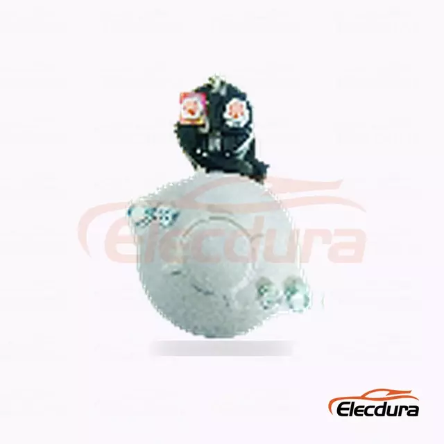 ZD25 Kubota startmotor, 12V 1,1kW 9 t&auml;nder, komplett sidovy