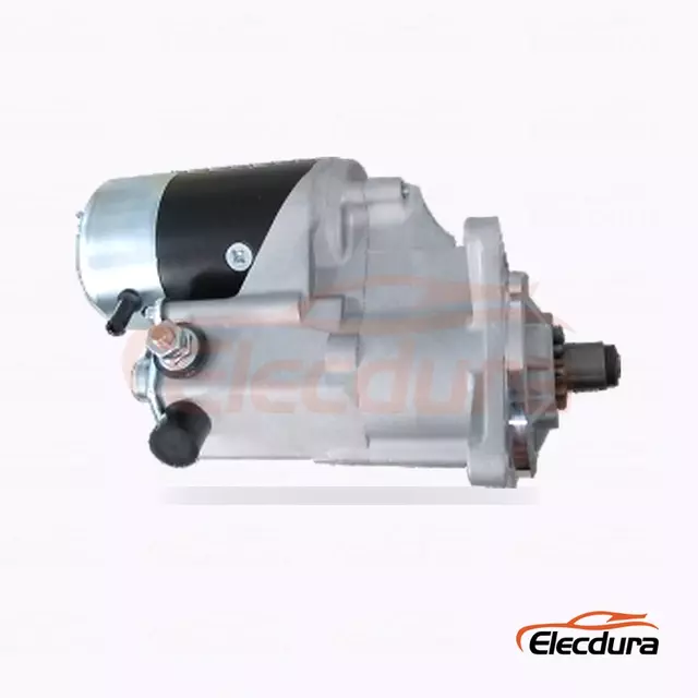 Motor de arranque tipo Denso de 24 V, 4,5 kW, 11 dientes CW, variante E, vista lateral completa