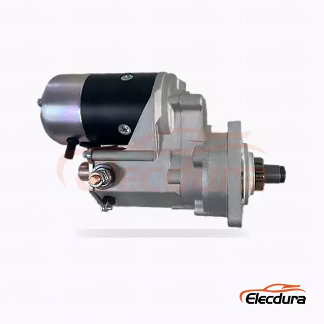 D&eacute;marreur robuste FYD186-N, 24 V, 4,5 kW, 10 dents, vue du terminal arri&egrave;re