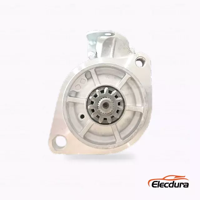 28100-E0080 Hino S05C Startermotor med alternativt hus Engros, drev-ende set forfra