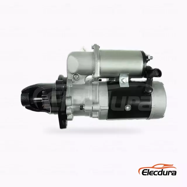 600-813-2412 Distributeur de d&eacute;marreur Komatsu S6D170, vue lat&eacute;rale compl&egrave;te