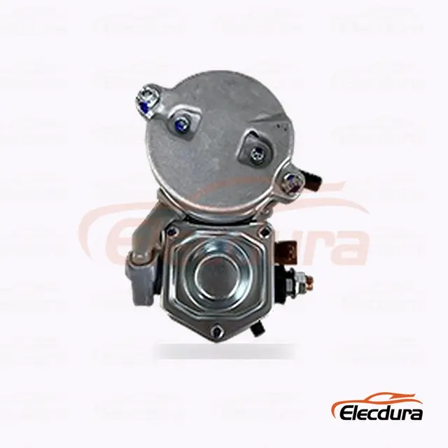 OK63818400 Kia 스타터 모터 , 12V 2.5 kW 90개 톱니, 전체 측면도