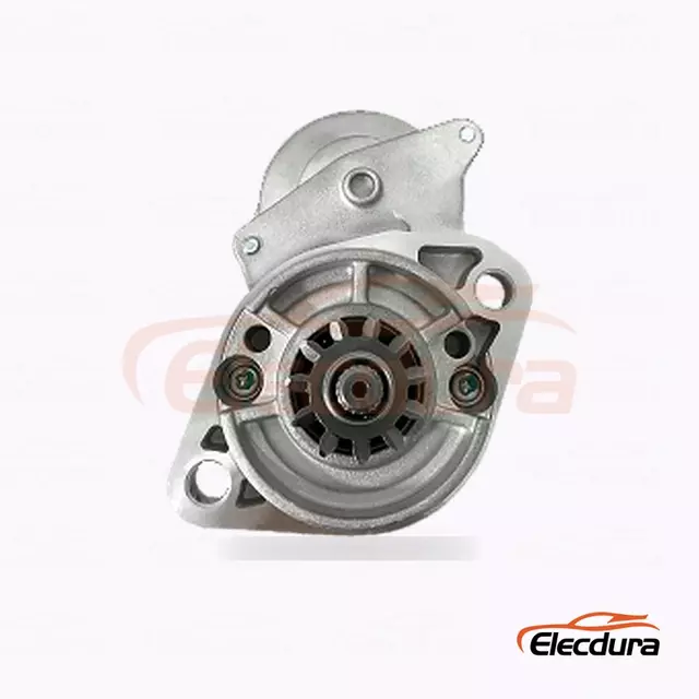 19648 Kubota F2803 มอเตอร์สตาร์ทดีเซลอุตสาหกรรม, 12V 2.0kW 11 ฟัน, มุมมองด้านข้างที่สมบูรณ์