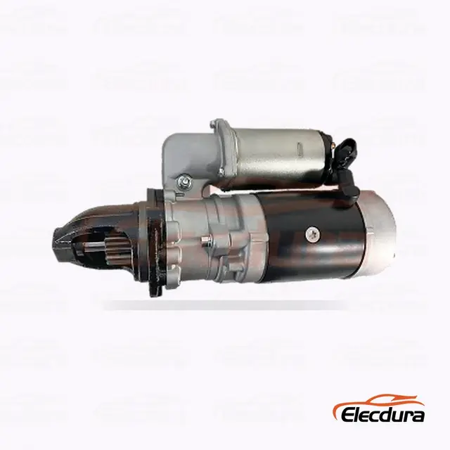 0-23000-6850 Mitsubishi Motorino di avviamento , 24V 7,5 kW 13 denti, vista terminale posteriore