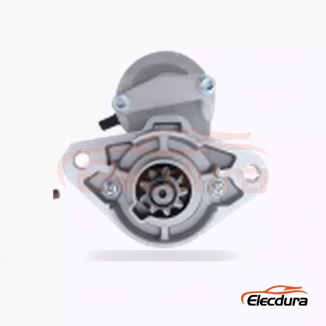 0001109035 Start&eacute;r Perkins řady 100 a 400, 12V 2,0kW, 9 zubů, pohled na zadn&iacute; termin&aacute;l