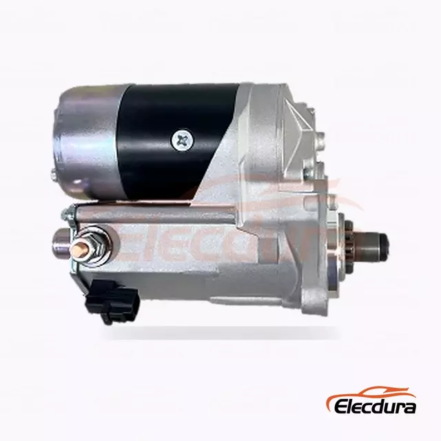 428000-0290 Toyota Hilux and Hiace Diesel Starter Motor, 12V 2,7kW 10 Teeth, Πλήρης πλάγια όψη