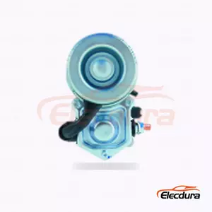 128000-2160 Rozrusznik ładowarki kołowej Kubota R400, 12 V, 2,0 kW, 11 zęb&oacute;w, kompletny widok z boku