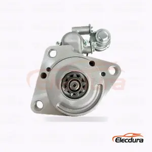 M003T56471 D&eacute;marreur de camion Mazda T4100/E4100, 24 V 5,0 kW 9 dents, vue lat&eacute;rale compl&egrave;te