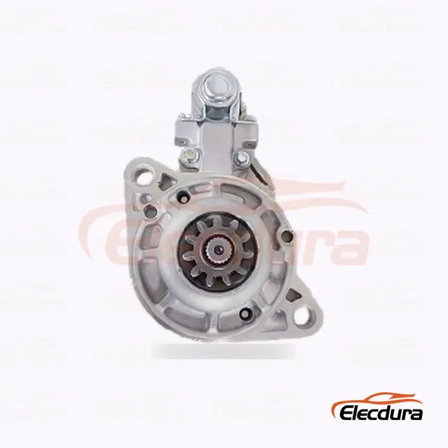 Motor de partida Mitsubishi M008T62271, 24V 5kW 11 dentes, vista lateral completa