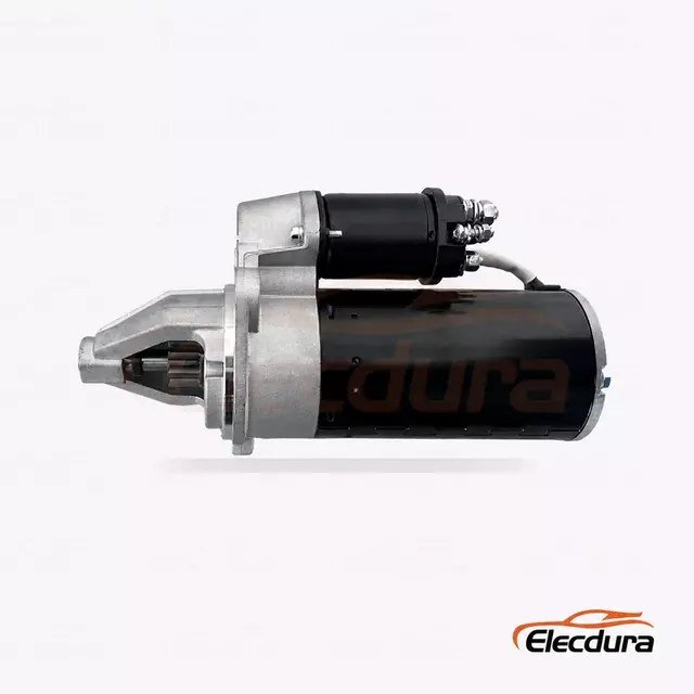 60023708 D&eacute;marreur robuste, 12 V, 1,9 kW, 9 dents, vue lat&eacute;rale compl&egrave;te