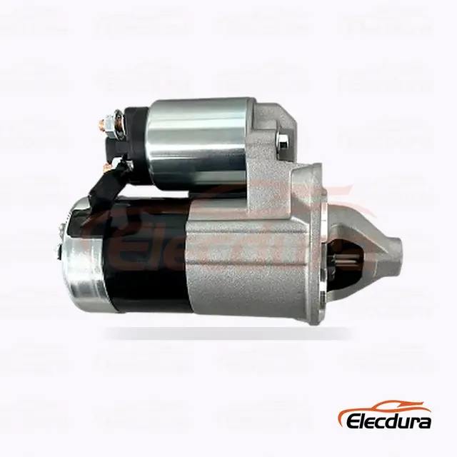 JS1370 Motor de pornire Hyundai, 12V 1,2kW 8 dinți, vedere la terminalul din spate