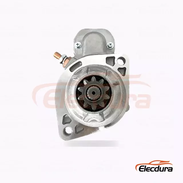 428000-7110 Cummins B4.5 Starter Motor، 12V 3.0kW 10 أسنان، منظر جانبي كامل