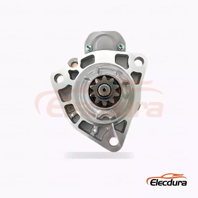 428000-7160 Cummins ISC8.3 og QSL9 motorstartermotor, 24V 7,8kW 10 t&aelig;nder, komplet set fra siden