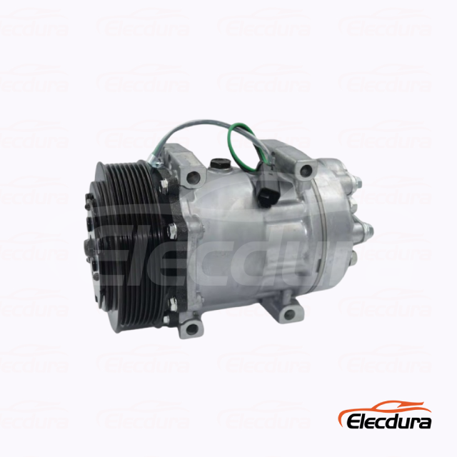 BH23166 / 7H15 24V AC คอมเพรสเซอร์พร้อมลูกรอก 8PK 132 สำหรับ Volvo