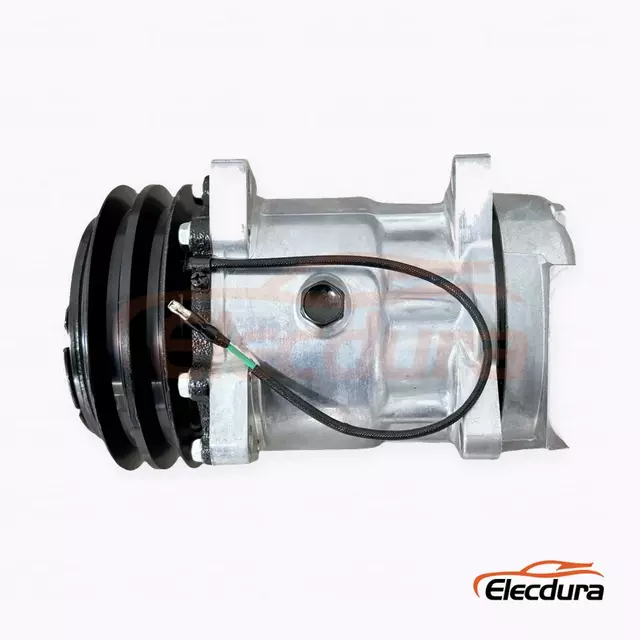 7H15 24V A2 132 mm ヘビーデューティ A/C コンプレッサー 一汽解放小型 J6 アングルポートトラック用