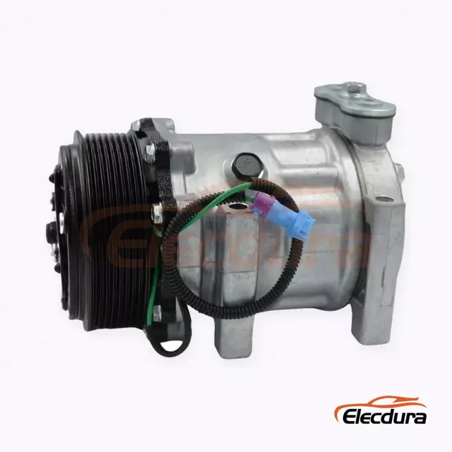 Shacman Delong M3000 kamyon i&ccedil;in 7H15 24V 8PK 119 mm Ağır Hizmet Klima Kompres&ouml;r&uuml;