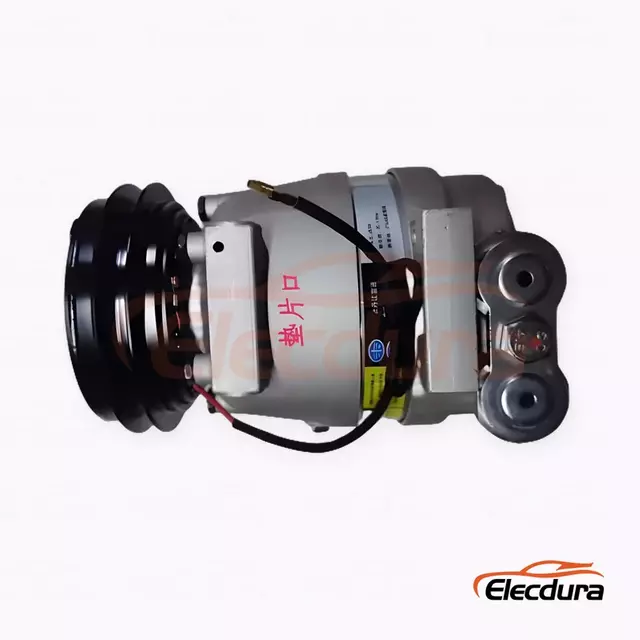 Kompresor A/C Tugas Berat V5 24V A1 132 mm untuk peralatan konstruksi XCMG 920E