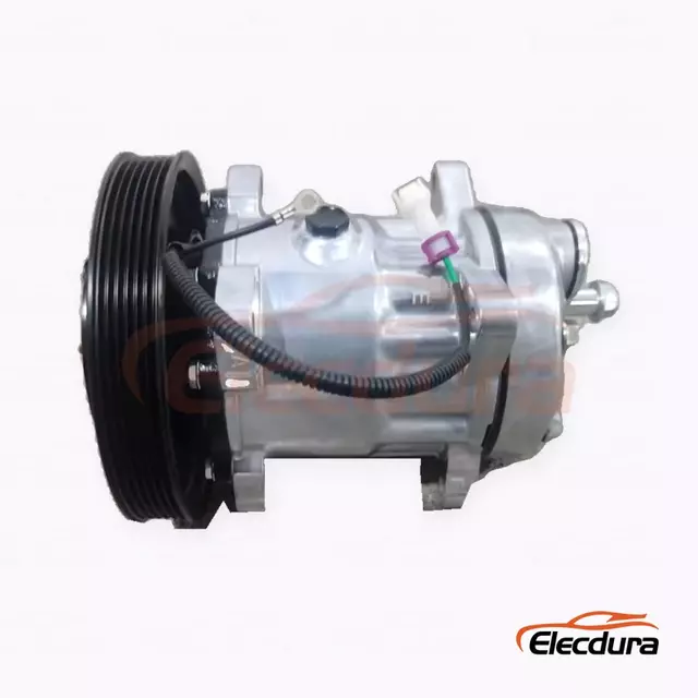 7H15 24V 6PK 170 mm Συμπιεστής A/C βαρέως τύπου για φορτηγό Shacman Xuande X3