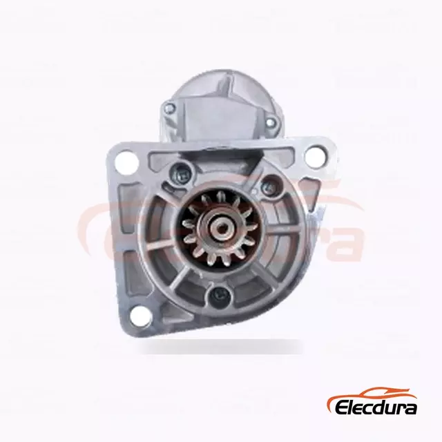 Motor de partida para servi&ccedil;o pesado FYD242-N, 24 V 4,5 kW 13 dentes, vista do terminal traseiro
