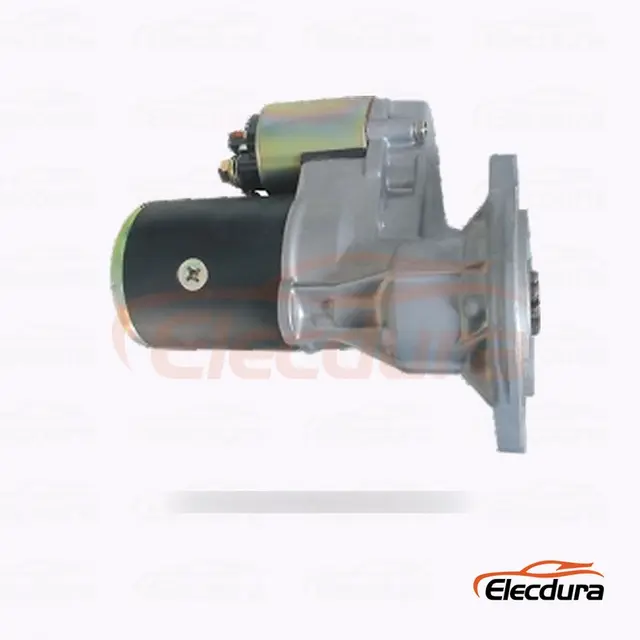 S114-254D Hitachi-typ startmotor, 12V 2,5kW 9 t&auml;nder, komplett sidovy