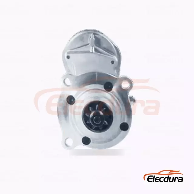 QDJ1206W-000-9T Land Rover スターター モーター、12V 2.5kW 9 歯、完全側面図