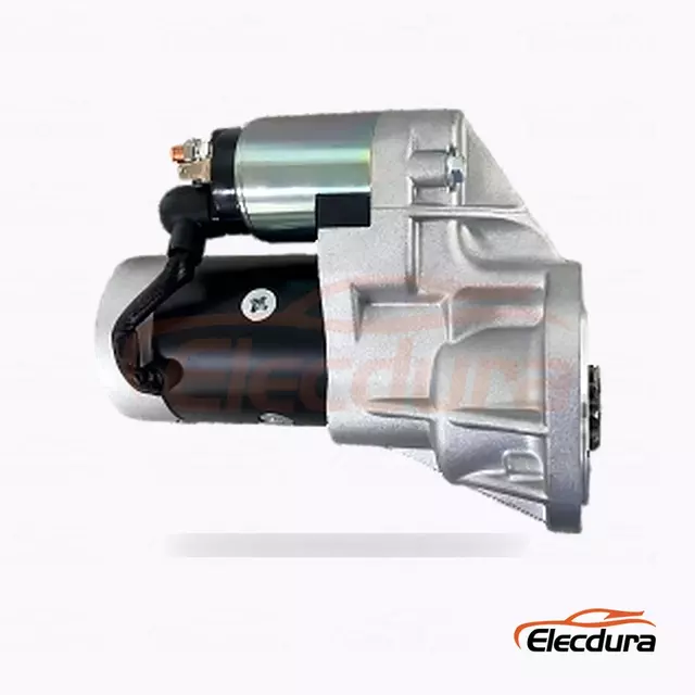 S13-302 Start&eacute;r typu Hitachi, 12V 2,5kW, 9 zubů, pohled na zadn&iacute; termin&aacute;l