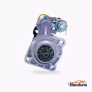 Vista frontal del motor de arranque Prestolite / Weichai M105R3040SE