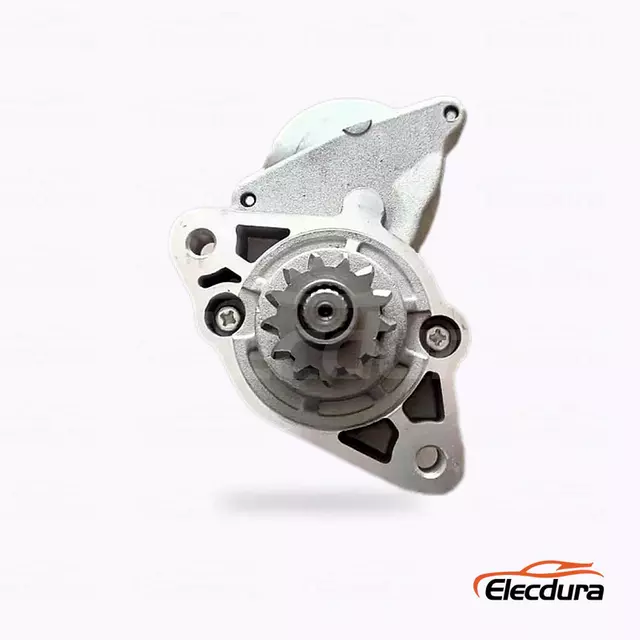 228000-7690 Furnizor cu ridicata de motor de pornire Kubota E75, vedere frontală la capătul de antrenare