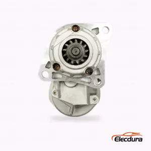 17548 motor de partida Cummins 5.9L 13T atacado, vista frontal da extremidade da transmiss&atilde;o