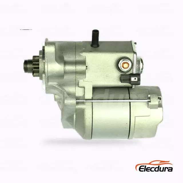 028000-8320 Kubota D722 Startmotor 12V 1,0kW 9T, komplet set fra siden