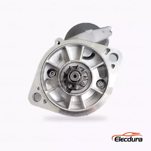 228000-1130 Isuzu 3LB1 Startermotor Gro&szlig;handelslieferung, Vorderansicht des Antriebsendes