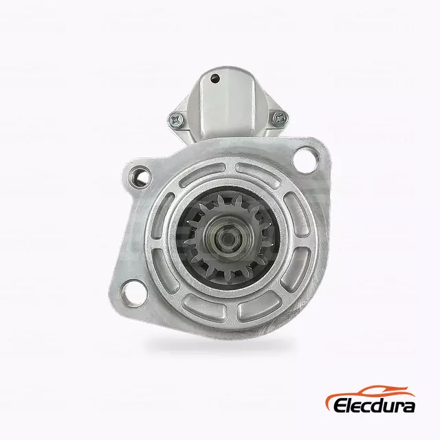 8980636991 Vendita all'ingrosso del motorino di avviamento Isuzu 4HK1, vista frontale lato trasmissione